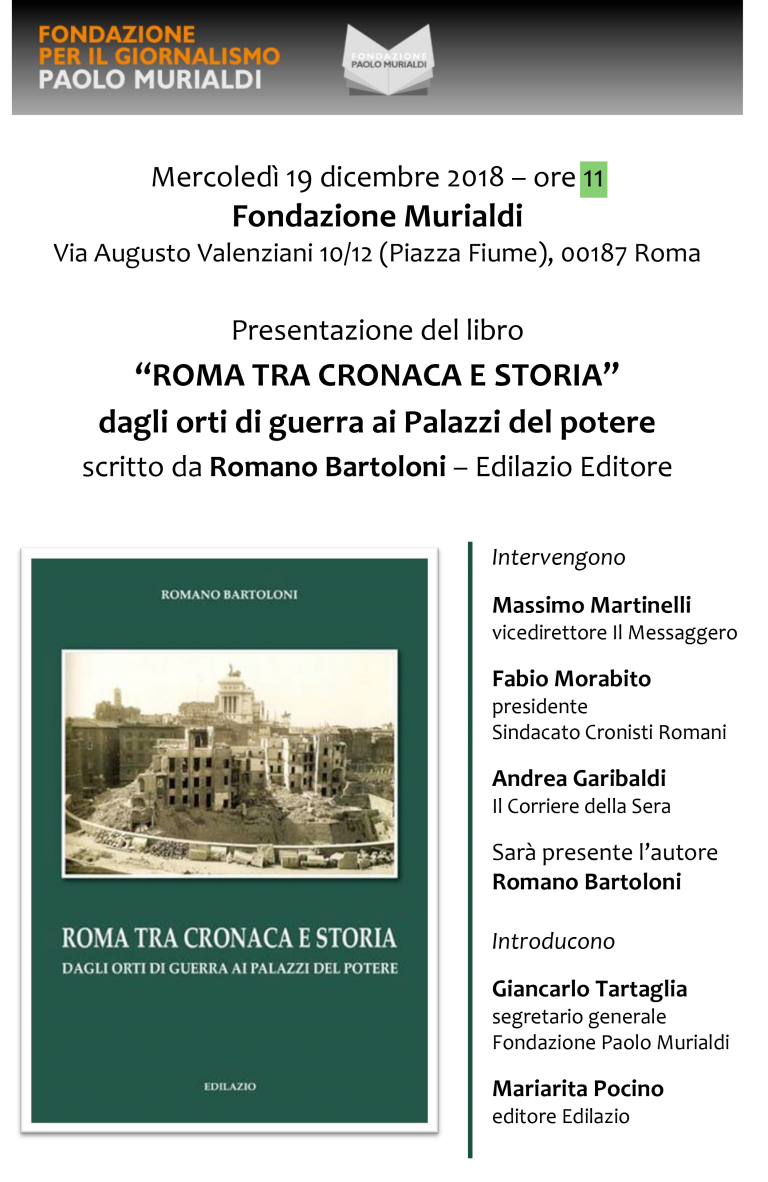 Roma tra cronaca e storia