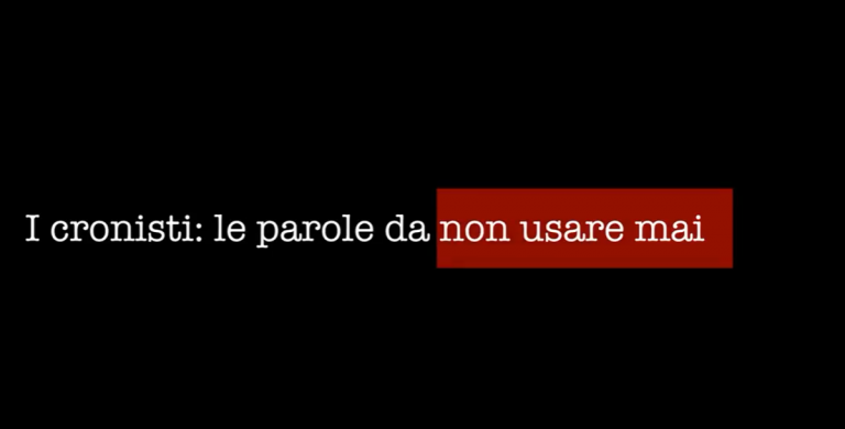 Femminicidi e linguaggio dei media, i Cronisti: “Un videodecalogo con le parole da non usare mai”